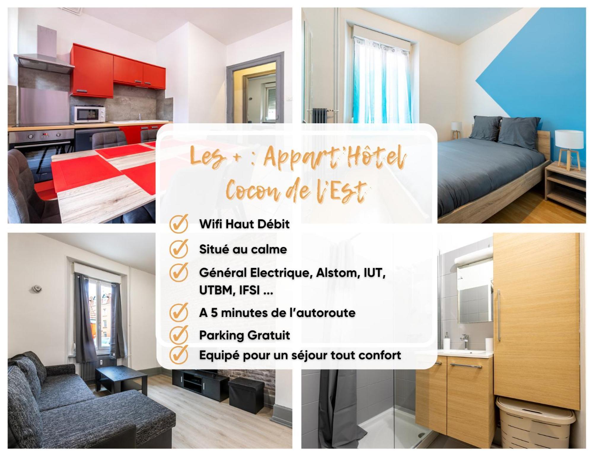 Appart'Hotel - Le Cocon De L'Est Белфор Екстериор снимка